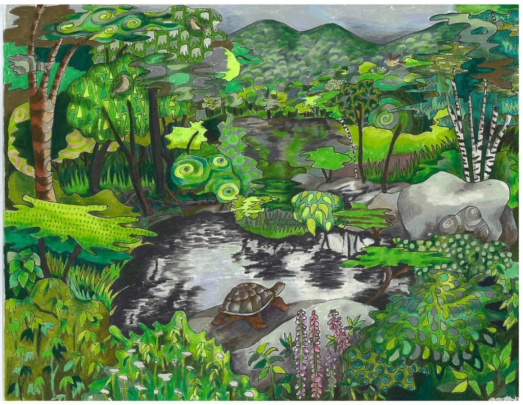 Gillette Pond, by Jill Estelle